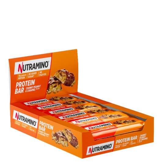 12 x Nutramino Chunky Peanut Proteinbar