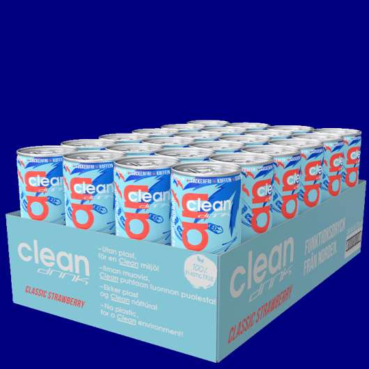 24 st Clean Drink Flak 330 ml