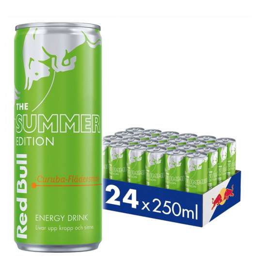 24 x Red Bull Energidryck, 250 ml, Curuba Summer Edition
