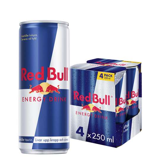 4 x Red Bull Energidryck