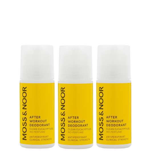 After Workout Deodorant Clean Eucalyptus 60 ml 3-pack