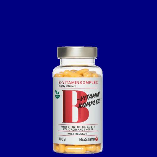 B-vitaminkomplex Carefully Selected 100 kapslar