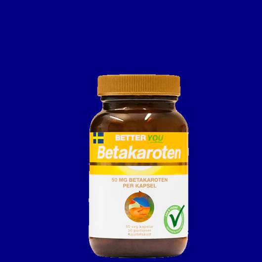 Betakaroten 50 mg 50 kapslar