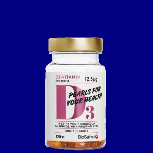 D3-vitamin 12,5µg Tiny Pearls 120 kapslar