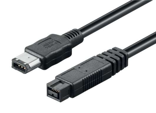 Firewire-kabel 9-pin till 6-pin 1