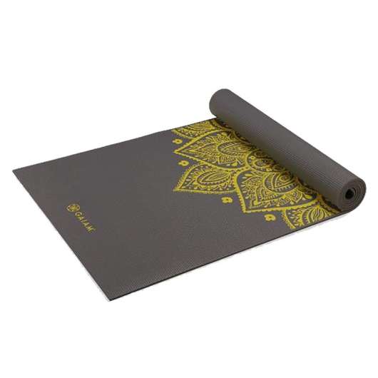 Gaiam Citron Sundial Yoga Mat 6mm Premium