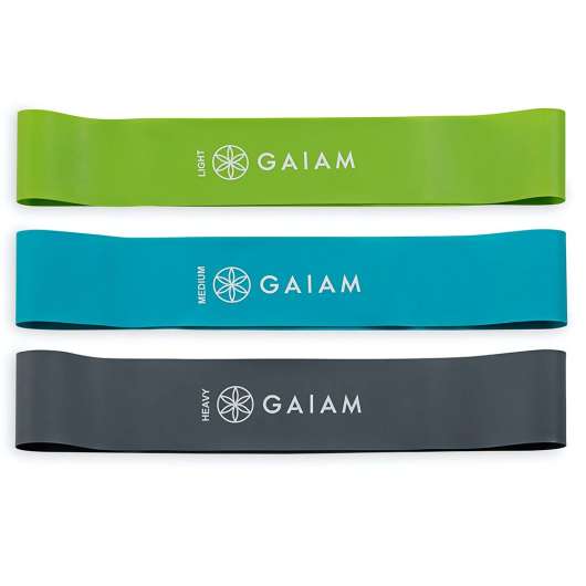 Gaiam Restore Mini Band Kit 3-Pack, Powerband & Mini band