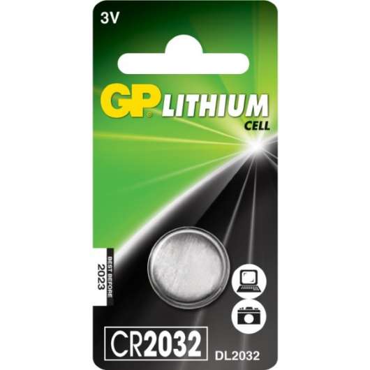 GP Knappcellsbatteri CR 2032-C1 Lithium