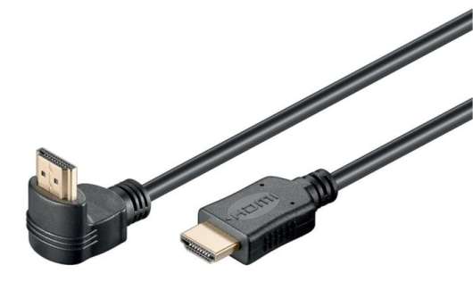 HDMI-kabel High Speed Vinklad uppåt 2 m
