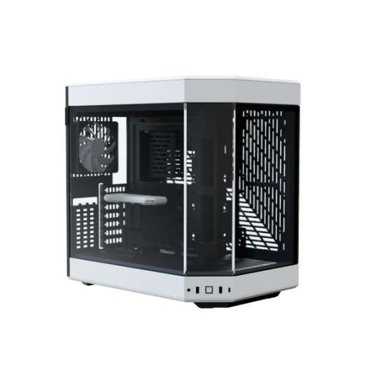 Hyte Y60 Midi Tower - Black/White / PCI-e 4.0 / Panoramic Glass View