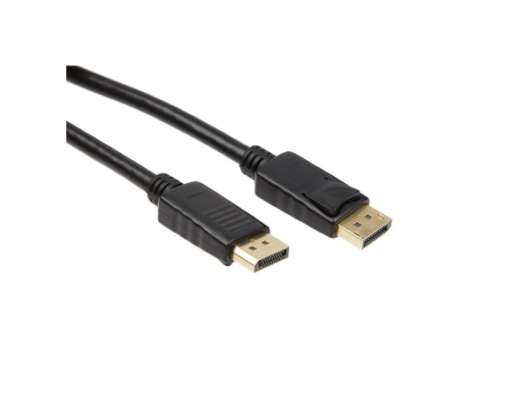 iiglo DisplayPort-kabel 5m - Svart
