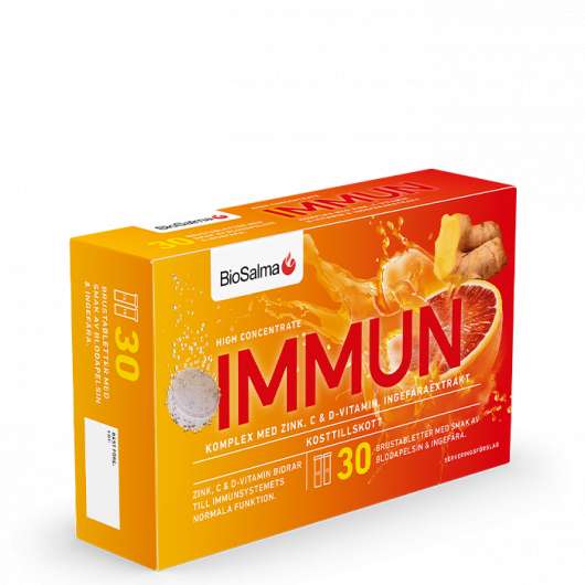 Immun C+D-vitamin Zink 30 brustabletter