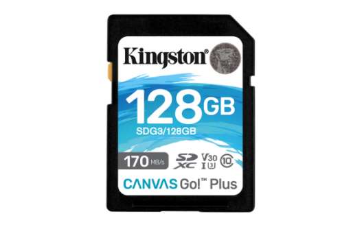 Kingston Canvas Go Plus SDXC - 128GB