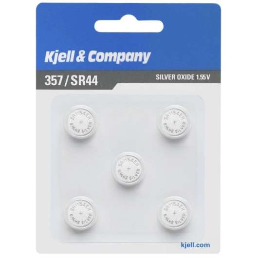 Kjell & Company Knappcellsbatteri SR44 5-pack