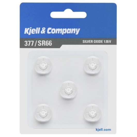 Kjell & Company Knappcellsbatteri SR626 5-pack