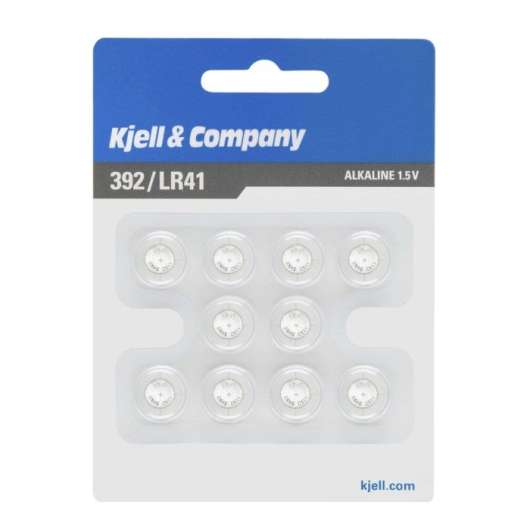 Kjell & Company Knappcellsbatterier LR41 10-pack