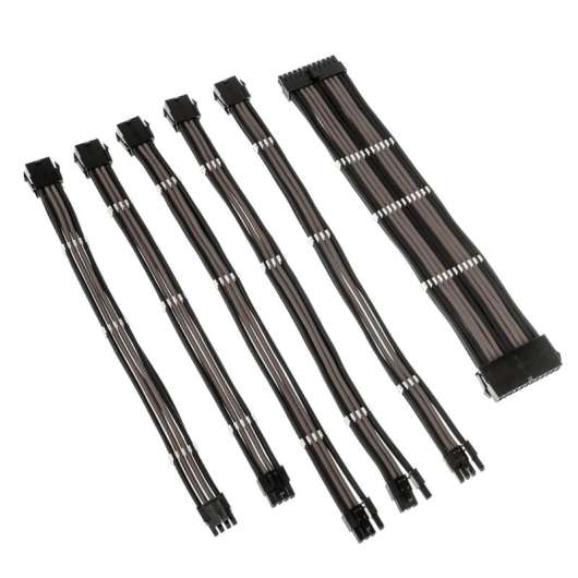 Kolink Core Adept Braided Cable Extension Kit – Black/Gunmetal
