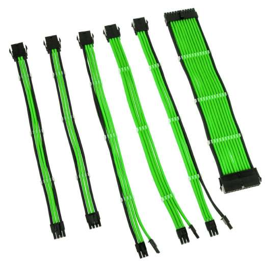 Kolink Core Adept Braided Cable Extension Kit – Green