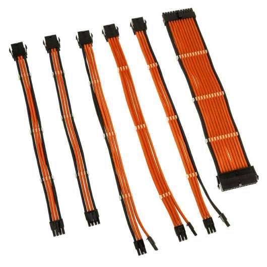 Kolink Core Adept Braided Cable Extension Kit – Orange