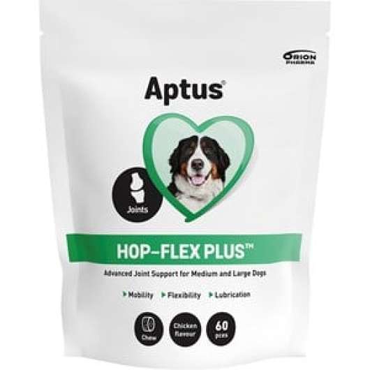 Kosttillskott Aptus Hop-Flex Plus Tuggbitar 60-pack