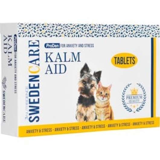 Kosttillskott Hund Swedencare Kalm Aid Tabletter 30-pack