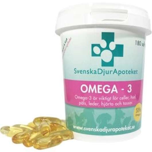Kosttillskott Svenska Djurapoteket Omega -3 180 tabletter