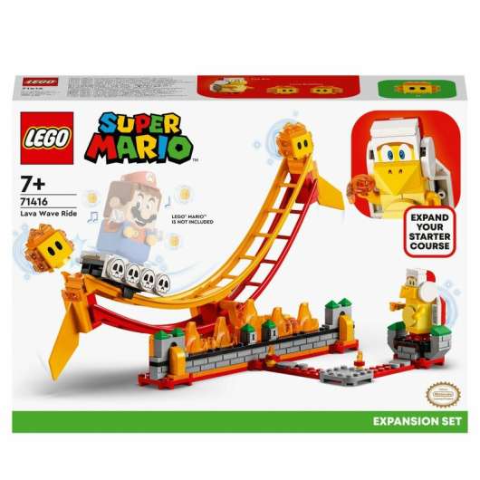 LEGO Super Mario Åktur på lavavågen – Expansionsset 71416