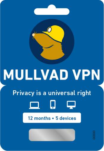 Mullvad VPN 12 månader