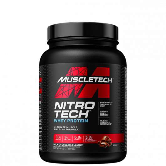 Muscletech Nitro-Tech Performance Vassleprotein, 907 g
