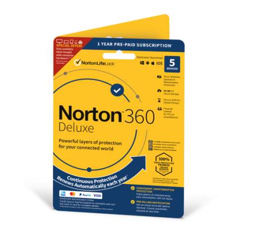 Norton 360 Deluxe - 50GB Lagring