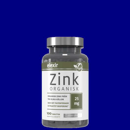 Organisk Zink 25 mg 100 tabletter