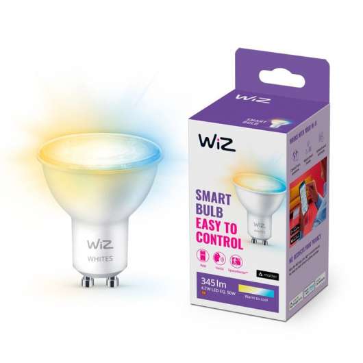 WiZ Wi-Fi Warm white 50W GU10